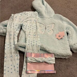 Cozy Butterfly Hoodie and Leggings Set
